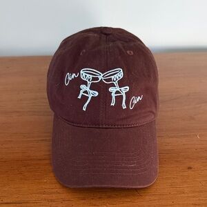 Anthropologie Brown Baseball Hat